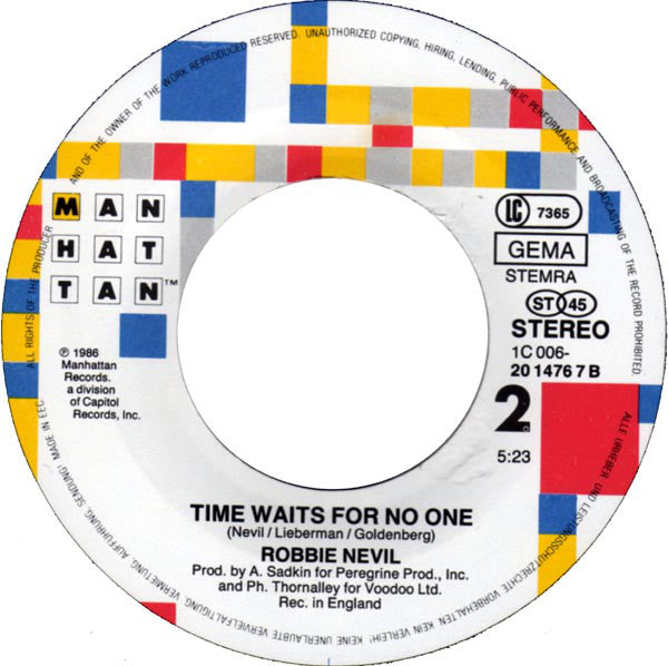 Robbie Nevil : C'est La Vie (7", Single)