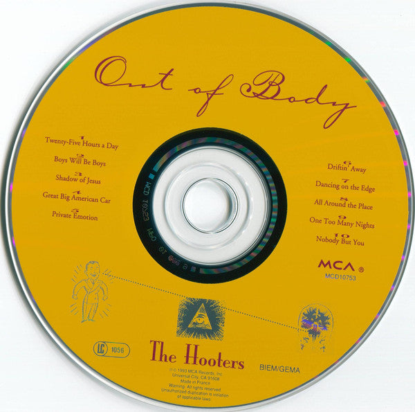 The Hooters : Out Of Body (CD, Album)