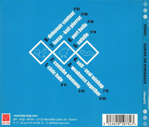 Tennis : Europe On Horseback (CD, Album)