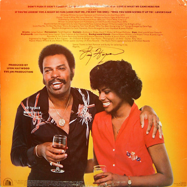 Leon Haywood : Naturally (LP, Album)