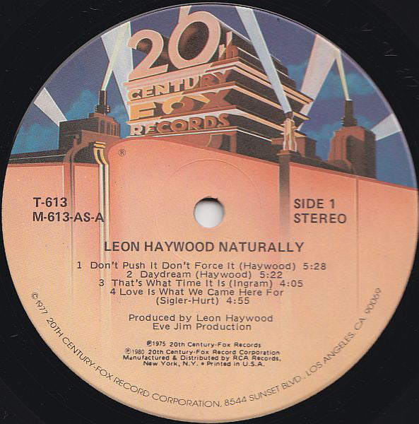 Leon Haywood : Naturally (LP, Album)