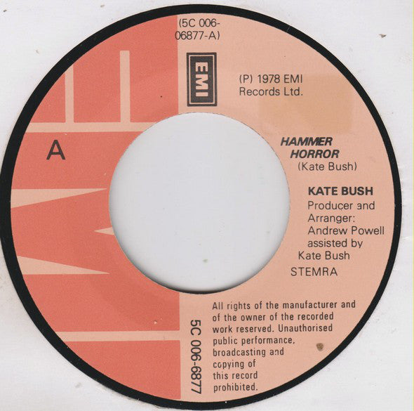 Kate Bush : Hammer Horror (7", Single)
