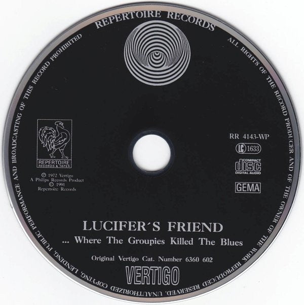 Lucifer's Friend : ....Where The Groupies Killed The Blues (CD, Album, RE)