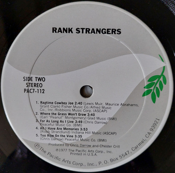 Rank Strangers (2) : Rank Strangers (LP, Album)