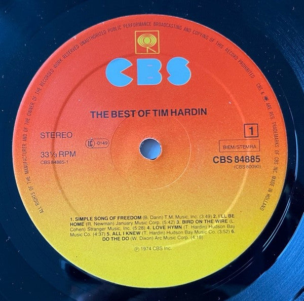 Tim Hardin : The Best Of Tim Hardin / Simple Song Of Freedom (LP, Comp, RE)