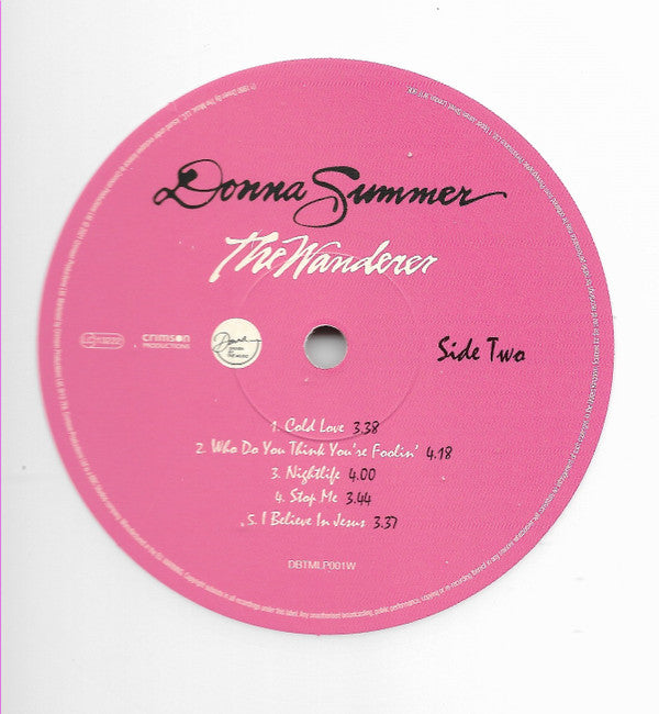 Donna Summer : The Wanderer (LP, Album, RE, Whi)