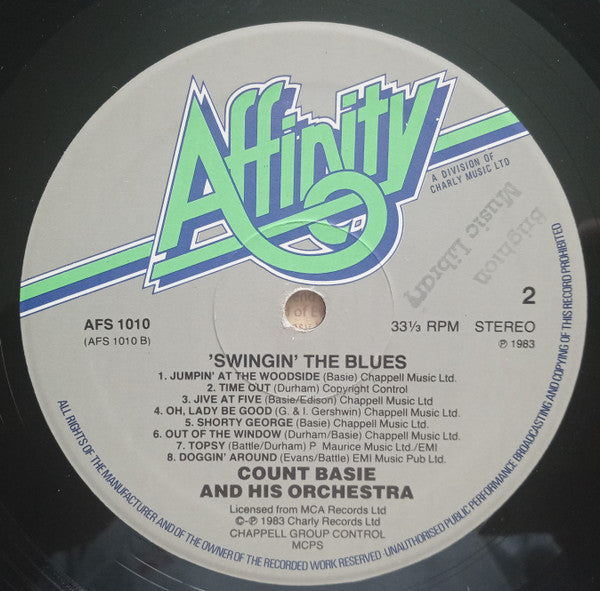 Count Basie Orchestra : Swingin' The Blues (LP, Comp)