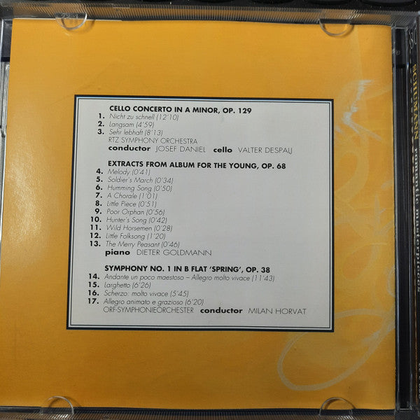 Robert Schumann : Romantic Masterpieces (CD, Comp, RM)