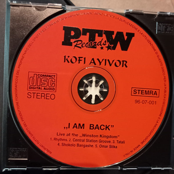 Kofi Ayivor : I Am Back - Live At The Winston Kingdom (CD)