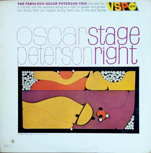 The Fabulous Oscar Peterson Trio* : Stage Right (LP, Comp, Mono)
