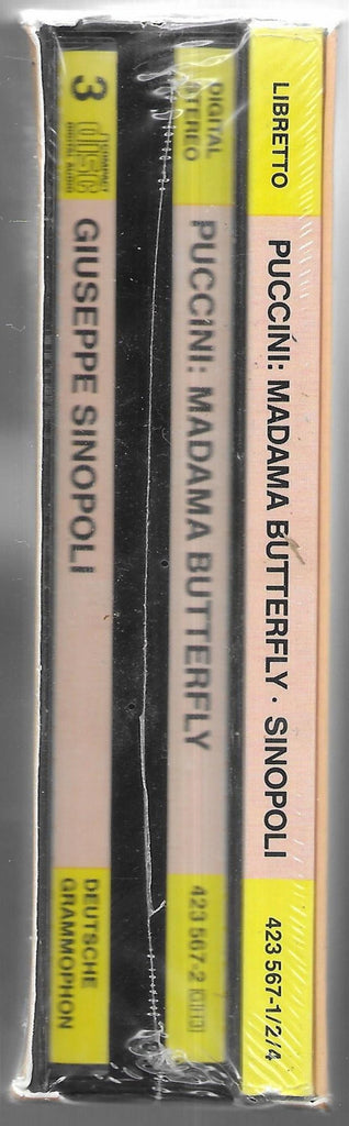 Giacomo Puccini, Giuseppe Sinopoli, Mirella Freni, José Carreras, Teresa Berganza, Juan Pons, The Ambrosian Opera Chorus & Philharmonia Orchestra : Madama Butterfly (3xCD)