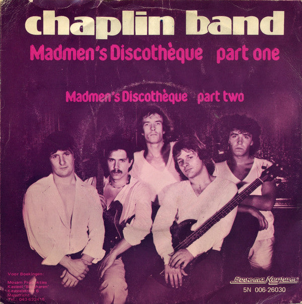 The Chaplin Band : Madmen's Discothèque Part One (7")