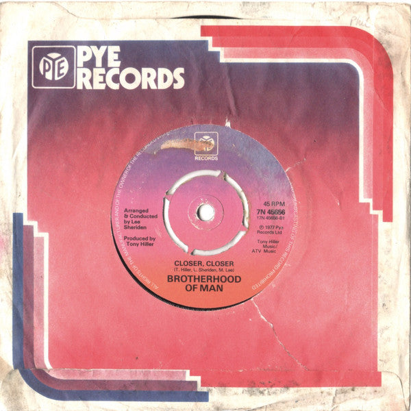 Brotherhood Of Man : Oh Boy (The Mood I'm In) (7", Single, Kno)