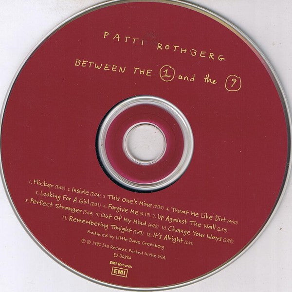 Patti Rothberg : Between The 1 And The 9 (CD, Album)