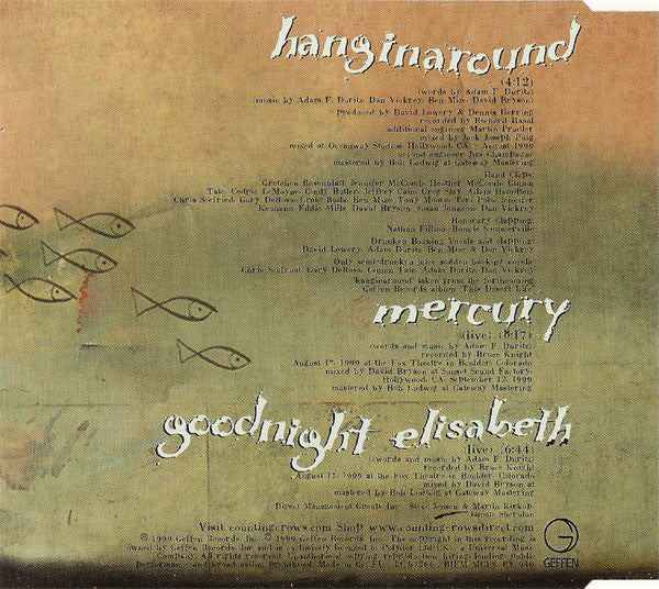 Counting Crows : Hanginaround (CD, Single)