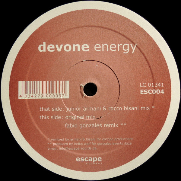 Devoné : Energy (12")