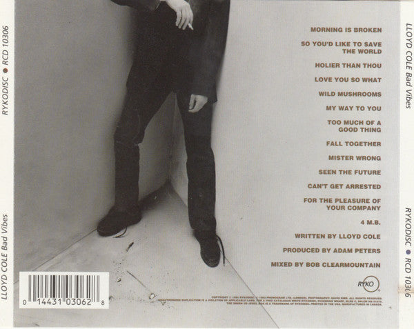Lloyd Cole : Bad Vibes (CD, Album)