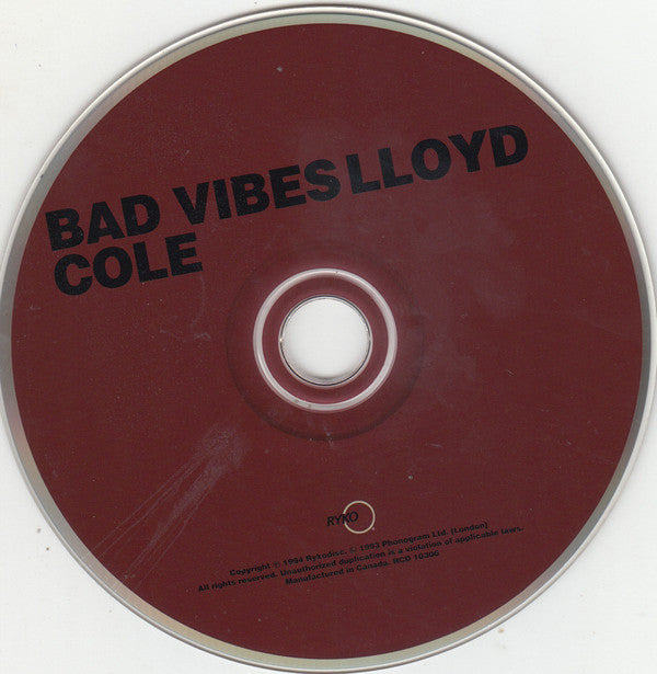 Lloyd Cole : Bad Vibes (CD, Album)