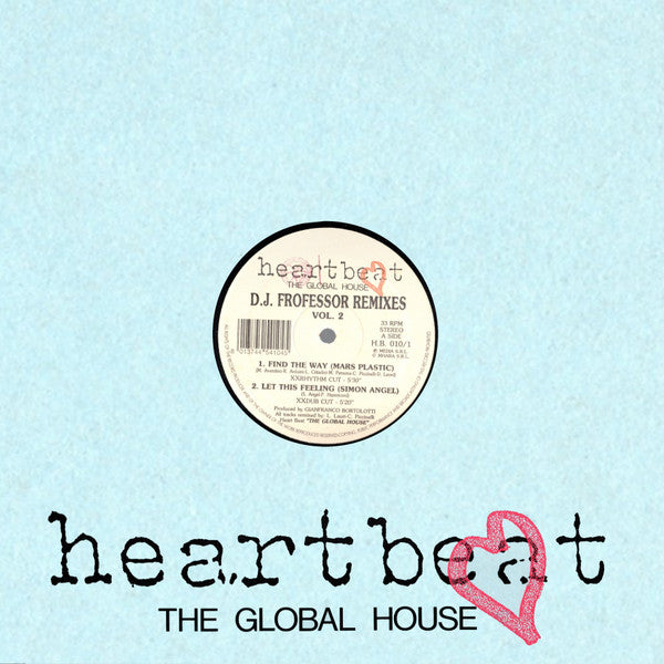 DJ Professor : Remixes Vol. 2 (2x12", EP)