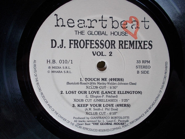 DJ Professor : Remixes Vol. 2 (2x12", EP)