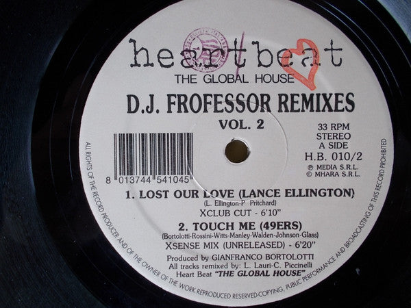 DJ Professor : Remixes Vol. 2 (2x12", EP)