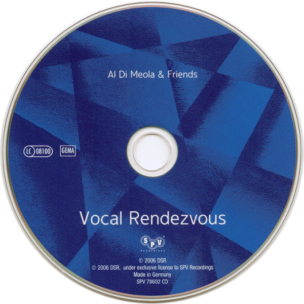 Al Di Meola &  Various, Joe Thomas, Angie Stone, Beverley Knight, MC Solaar, No Mercy, Macy Gray, Till Brönner : Vocal Rendezvous (CD, Album)
