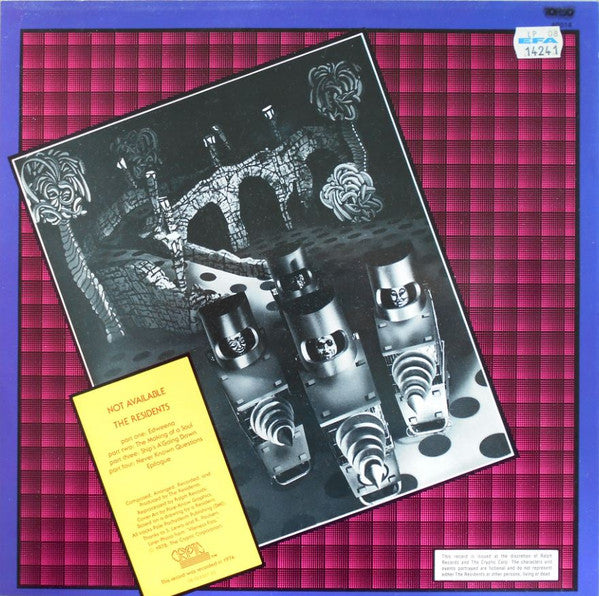 The Residents : Not Available (LP, Album, RE)