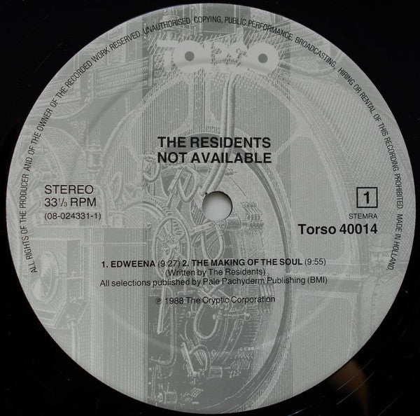 The Residents : Not Available (LP, Album, RE)
