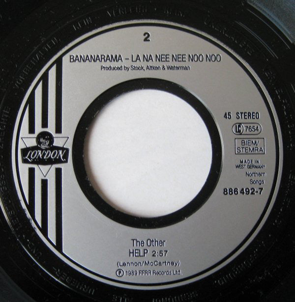 Bananarama / Lananeeneenoonoo : Help! (7", Single)