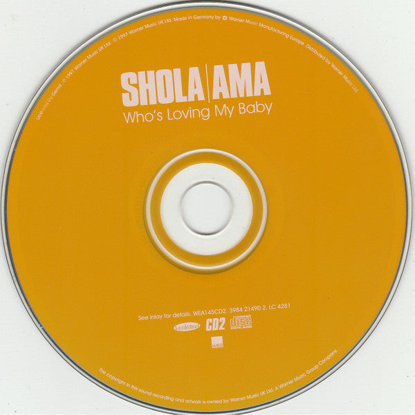 Shola Ama : Who's Loving My Baby (CD, Single, CD2)