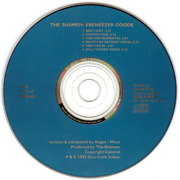 The Shamen : Ebeneezer Goode (CD, Maxi)