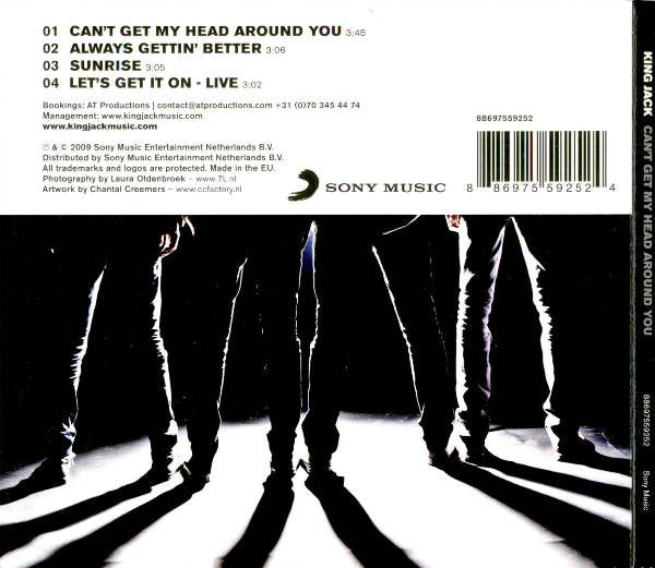 King Jack : Can't Get My Head Around You (CD, Single)
