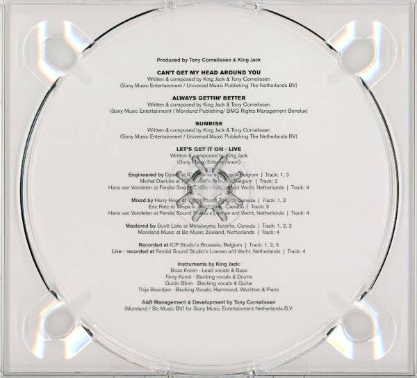 King Jack : Can't Get My Head Around You (CD, Single)