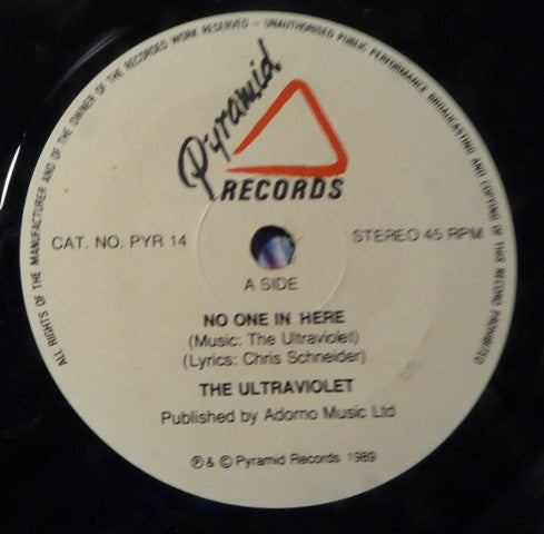 The Ultraviolet : No One In Here Anymore (7")