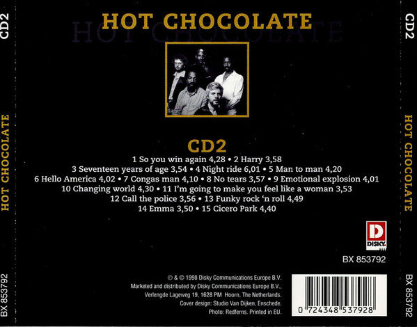Hot Chocolate : Original Gold (2xCD, Comp)