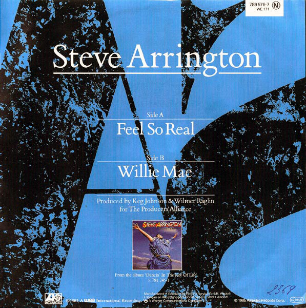 Steve Arrington : Feel So Real (7", Single)