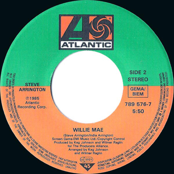 Steve Arrington : Feel So Real (7", Single)