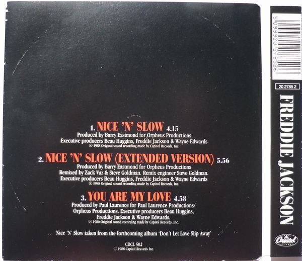 Freddie Jackson : Nice 'N' Slow (CD, Maxi)