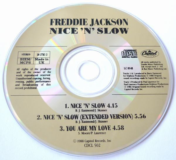 Freddie Jackson : Nice 'N' Slow (CD, Maxi)