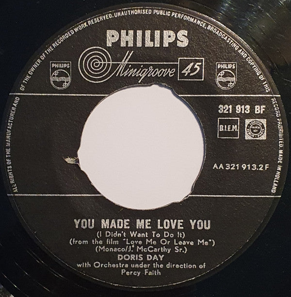 Doris Day : Whatever Will Be, Will Be / You Made Me Love You (7", Mono)