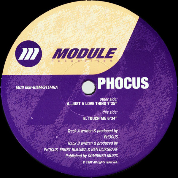 Phocus : Just A Love Thing (12")