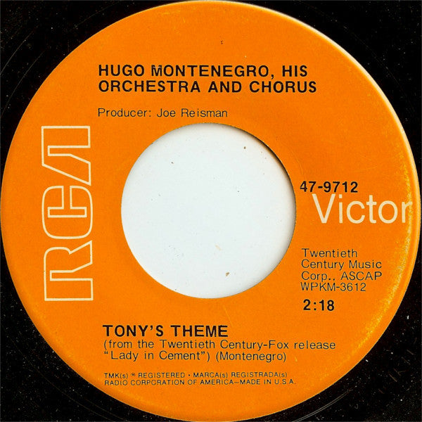 Hugo Montenegro, His Orchestra And Chorus : Good Vibrations / Tony's Theme (7", Single, Hol)