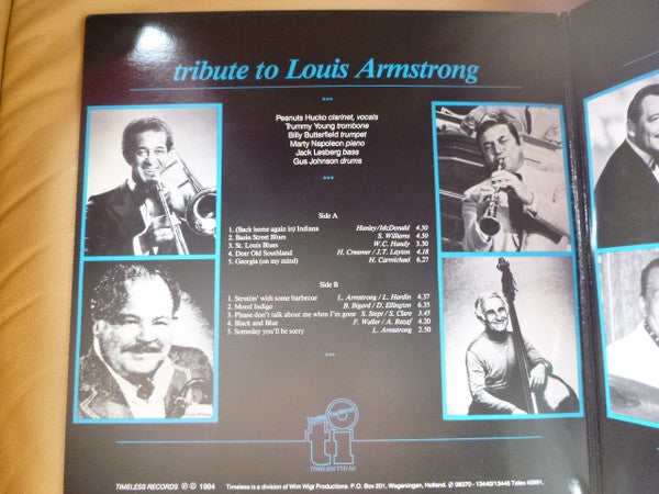 Peanuts Hucko : Tribute To Louis Armstrong - Tribute to Benny Goodman (2xLP, Album)