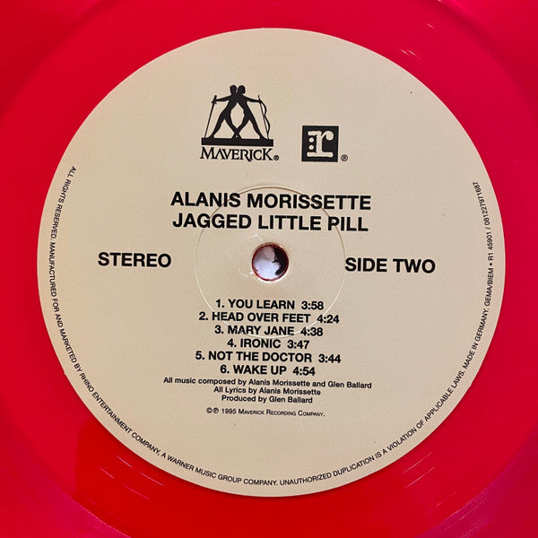 Alanis Morissette : Jagged Little Pill (LP, Album, Ltd, RE, Red)