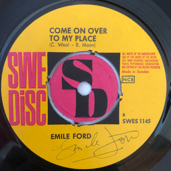 Emile Ford with Yngve Forsséll Orch.* : Come On Over To My Place / Far From The Maddening Crowd (7", Single)