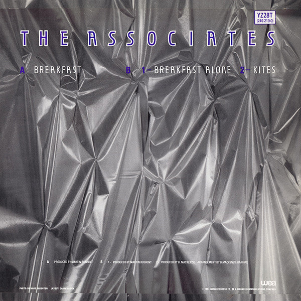 The Associates : Breakfast (12")