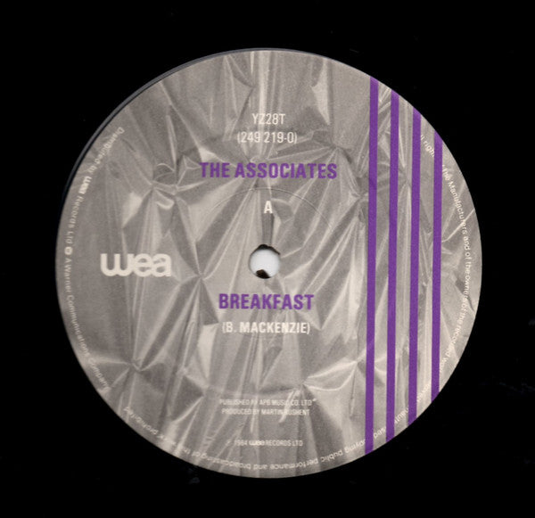 The Associates : Breakfast (12")