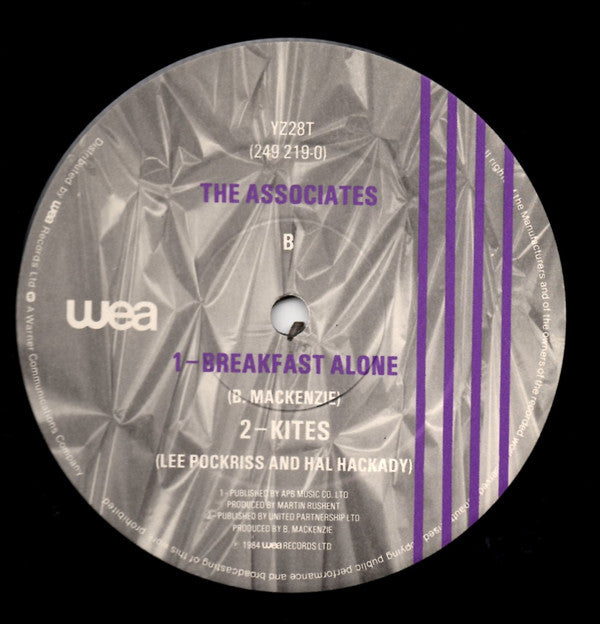 The Associates : Breakfast (12")