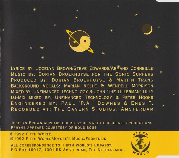 Sonic Surfers Featuring Jocelyn Brown : Take Me Up (CD, Maxi, Bla)