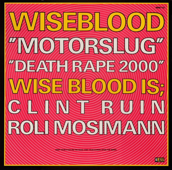Wiseblood : Motorslug (12")